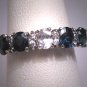 Antique Sapphire Wedding Ring Band Vintage Retro Art Deco