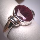 Vintage Ruby Ring Georgian Etruscan Revival Wedding Engagement