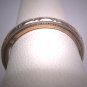 Antique Wedding Band Ring Vintage Art Deco Victorian Silver Gold 1920 8