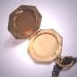 Antique Rose Gold Floral Locket Victorian Art Deco 1920