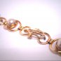 Antique Pearl Link Bracelet Gold Japanese Akoya c.1930 Art Deco