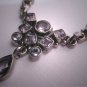 Vintage Rose de France Lavaliere Necklace Victorian Art Deco Silver
