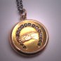 Rare Antique Art Nouveau Gold Locket Victorian Horse Horseshoe Ornate c.1890