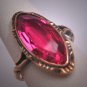 Antique Ruby Ring Vintage Art Deco Gold Wedding 1920