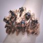 Wonderful Vintage Modernist Blue Sapphire Ring Antique Gold Mid Century Modern
