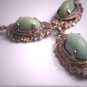 Antique Russian Turquoise Necklace Art Nouveau Art Deco Pendant 1930