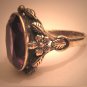 Antique Art Nouveau Amethyst Ring Vintage Wedding Deco Arts Crafts Victorian
