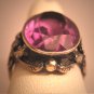 Antique Art Nouveau Amethyst Ring Vintage Wedding Deco Arts Crafts Victorian