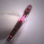 Antique Ruby Paste Wedding Band Ring Vintage Art Deco 7