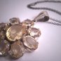 Vintage Renaissance Revival Georgian Victorian Revival Citrine Pendant Silver