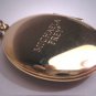 Estate Vintage Enamel Locket Pendant Necklace Floral Michaela Frey Victorian Art Nouveau