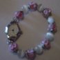 Pretty in Pink Beaded Watch