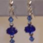 Cobalt Blue Lampworks earrings