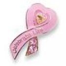 Celebrate Life Pink Ribbon Pin
