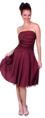 A63 - Beaded and Sequence Tube Knee High Dress
