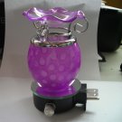 Purple Glass PLUG IN Nightlight TART WARMER