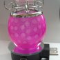 Pink Glass PLUG IN Nightlight TART WARMER