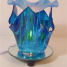 Blue Artsy Glass ELECTRIC OIL WARMER