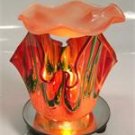 Orange Artsy Glass ELECTRIC OIL WARMER