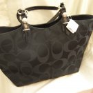 BRAND NEW COACH 24CM SIGNATURE SATEEN TOTE Style #16175 NWT