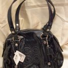 BRAND NEW Coach Audrey Patent Perforated Small Bag - Style 45570 - Navy-Silver