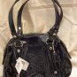 BRAND NEW Coach Audrey Patent Perforated Small Bag - Style 45570 - Navy-Silver
