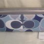 COACH BRAND NEW GALLERY SCARF PRINT ZIP AROUND WALLET