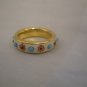 Coach Brand New Poppy Gold Flower Ring Size 6 #95493