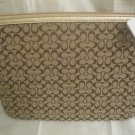 Coach SIGNATURE KHAKI METALLIC TABLET IPAD SLEEVE 61035 CASE Kindle Computer Leather