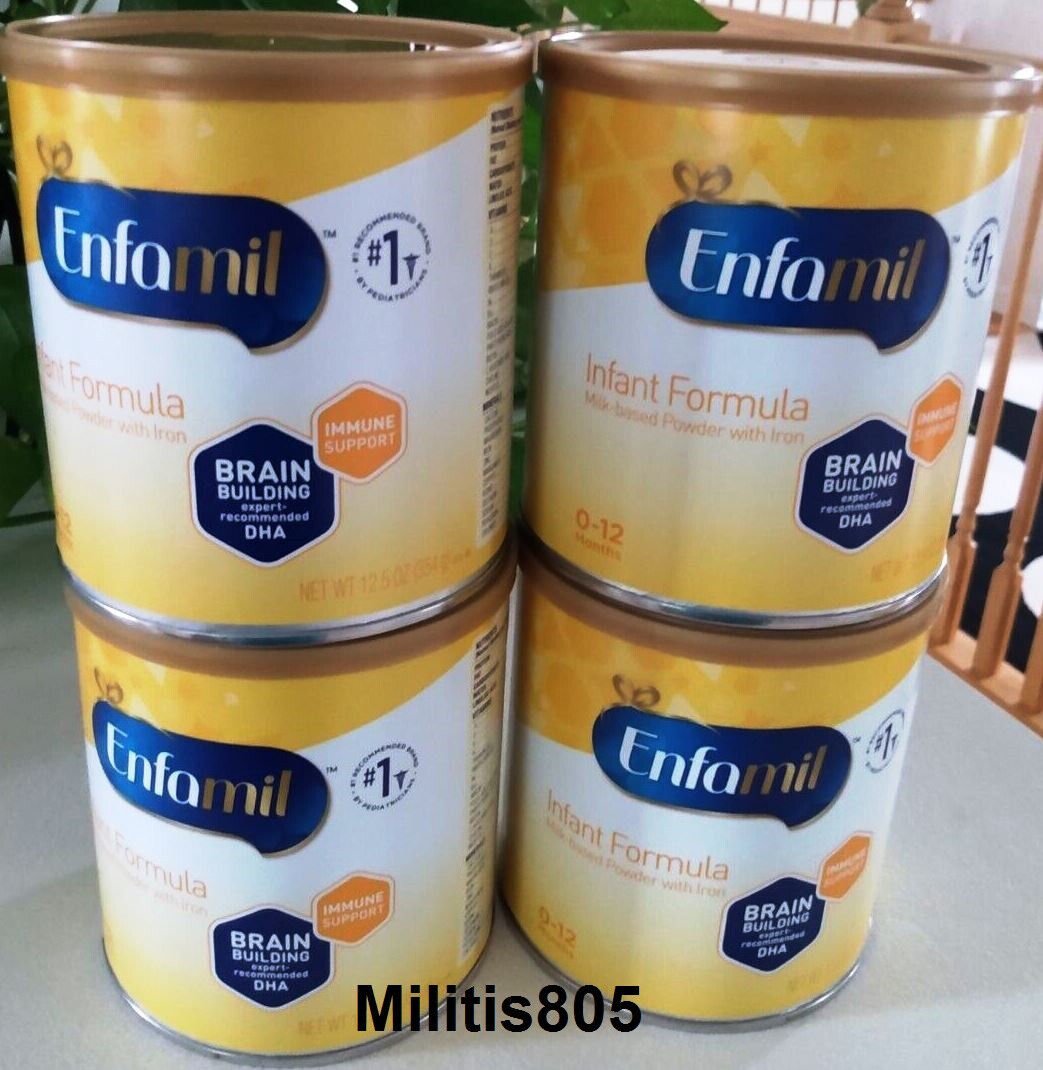 4 Cans of Enfamil Formula Powder 12.5 oz per can !! NEW !!