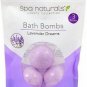 Spa Naturals Luxury Collection Lavender Dreams Bath Bombs(3) NEW !!!
