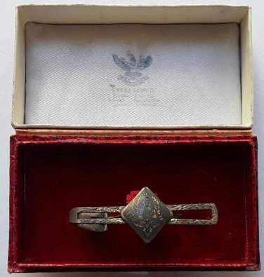 #2 Vintage Thai Nakon Sterling Silver Tie Clasp