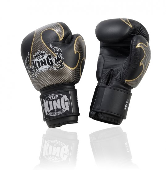 BOXING GLOVES FANCY BY TOP KING PROFESSIONAL (TKBGEM-01BK)