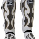 SHIN PADS FANCY BY TOP KING PROFESSIONAL (TKSGEM-01WH)