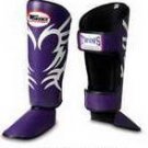 Twins Fancy Shin guards100% genuine leather FSG-9 (TATTOO)