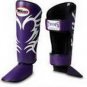 Twins Fancy Shin guards100% genuine leather FSG-9 (TATTOO)