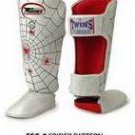 Twins Fancy Shin guards100% genuine leather FSG-8 (SPIDER) MADE TO ORDER