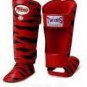 Twins Fancy Shin guards100% genuine leather FSG-2 (TIGER) MADE TO ORDER