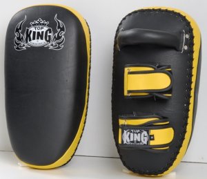 Kicking pads (TK-KPU) Ultimate Straight and Velcro By Top King