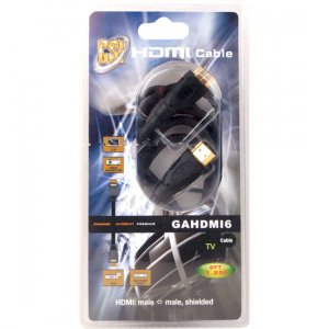 GSI GAHDMI6 - 6 ft. High Definition HDMI Cable, Gold