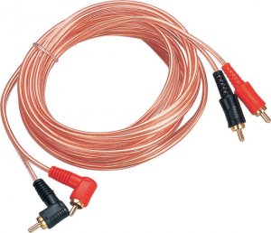 GSI GPS3 - 3 ft RCA 2 Channel Spiral Shielded Audio Cable, Gold Plated RCA Connector