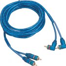 GSI GTP20 - 20 ft RCA 2 Channel Twisted Pair Audio Cable W/ Aluminum Shield, Gold Plated RCA Connect