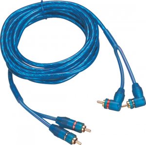 GSI GTP6 - 6 ft RCA 2 Channel Twisted Pair Audio Cable W/ Aluminum Shield, Gold Plated RCA Connector