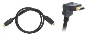 Pyle PHDMRT6 - 6FT Horizontal Swivel High Definition HDMI Cable w/ Heavy-Duty Fiber Shielding