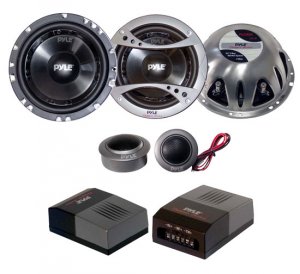 Pyle PLCH6K - 6.5'' 300 Watt 2-Way Component Speaker System