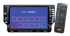 Pyle PLD60BT - 6.2'' TFT Touch Screen DVD/VCD/CD/MP3/CD-R/USB/AM/FM/RDS Receiver & Bluetooth System
