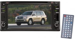 Pyle PLDNTC65 - Direct Factory Replacement for Toyota Land-Cruiser/Corola Touch Screen DVD/MPEG4/MP3
