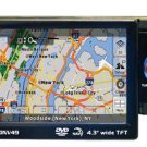 Pyle PLDNV49 - 4.3'' TFT Touch Screen DVD/CD/MP3 Player/AM/FM/SD-USB Receiver w/ Built-IN GPS & USA 