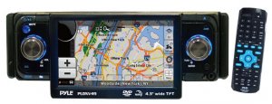 Pyle PLDNV49 - 4.3'' TFT Touch Screen DVD/CD/MP3 Player/AM/FM/SD-USB Receiver w/ Built-IN GPS & USA 