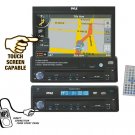 Pyle PLDNV71BTU - 7'' Motorized TFT Touch Screen DVD/CD/MP3 Player/AM/FM/SD USB/ Bluetooth/Built-In 
